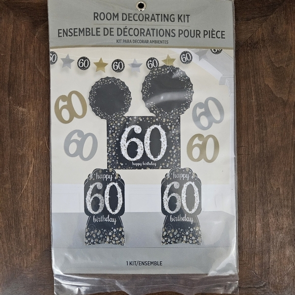 60th Party Decorations Plates Napkins Bday Celebration Decor Happy Birthday 60 - Picture 5 of 10